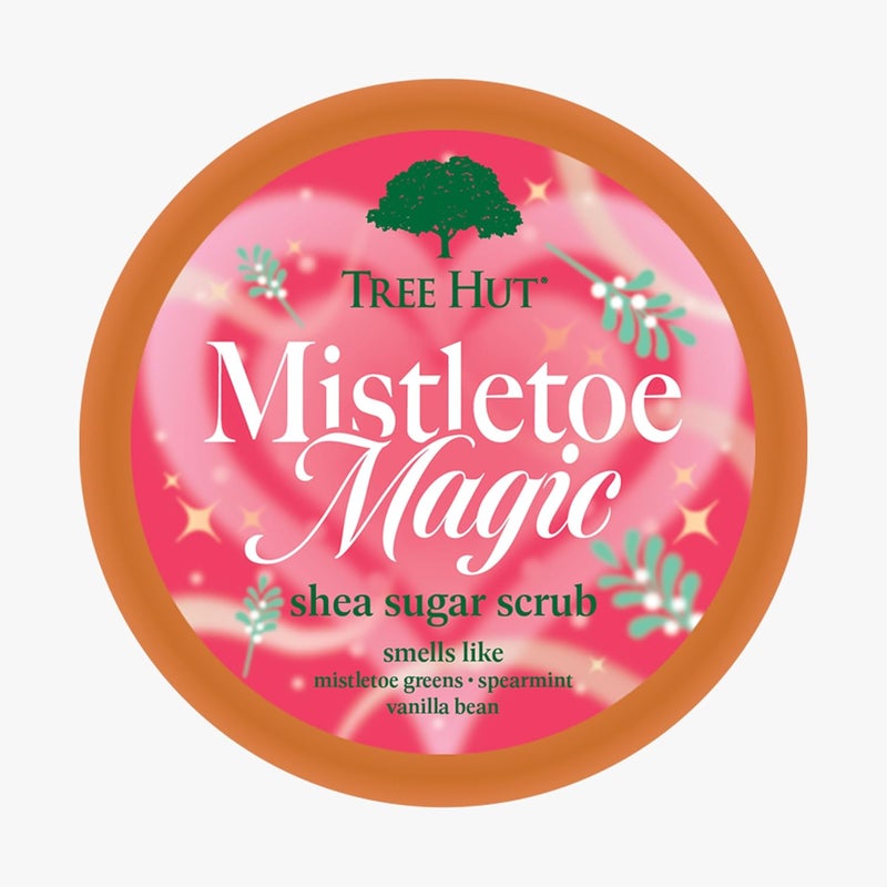 Treehut Mistletoe Magic Shea Sugar Scrub, Exfoliating & Hydrating Body Scrub with Shea Butter, 18 oz - Image 2